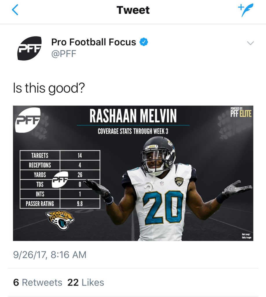 Pro Football Focus on Twitter "Is this good?…