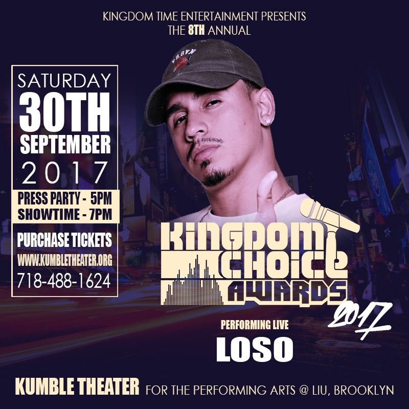 Several artists that you hear on The Rush are performers and nominees at this year's Kingdom Choice Awards. Congratulations to @Loso_CHE