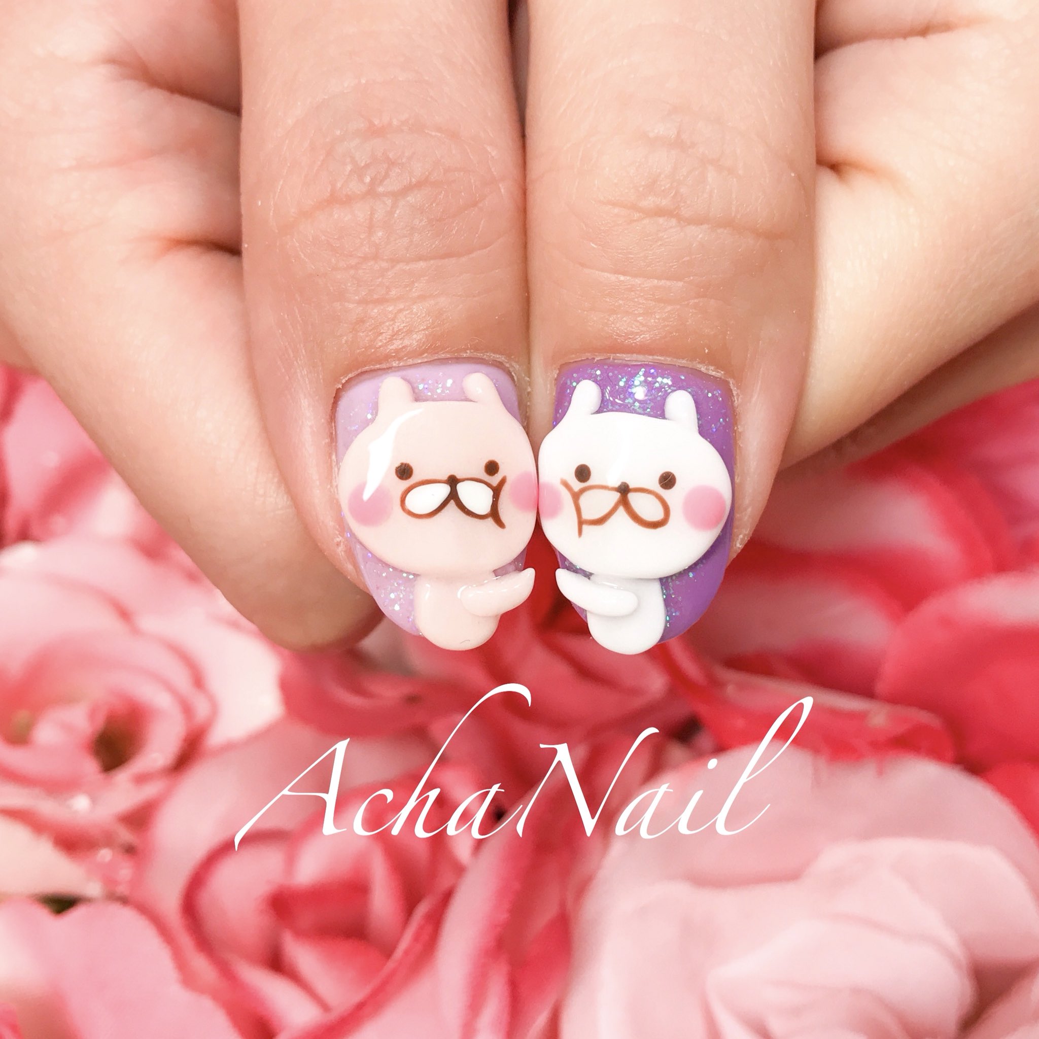 O Xrhsths 池袋ネイルサロンachanail Sto Twitter うさまるネイル T Co E4gtclj7ps うさまる うさこ うさまるカフェ うさまるネイル キャラクターネイル 3dネイル ウサギ ネイル ジェルネイル フィルイン 南池袋 池袋 池袋ネイル