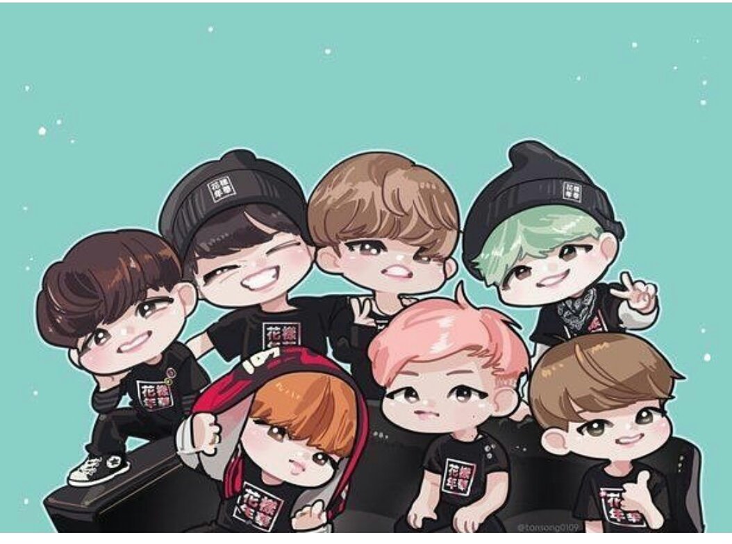 Группа BTS Чиби