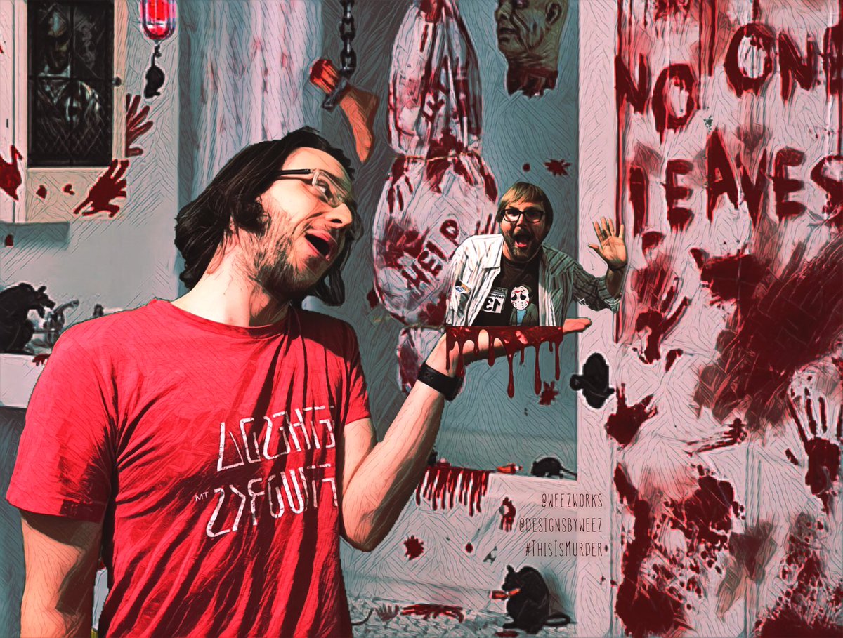 WeezWorks's tweet photo. #ThisIsMurder @kyleclarkisrad @MatthewBurnside @weezworks @DesignsByWeez @NatalieHazen @ThisIsRadPod https://t.co/CPUzLfEY3H