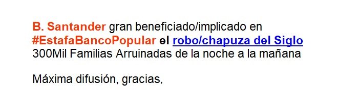 AtracoBPopular's tweet photo. #FelizMartes #AporEllos #LaCafeteraDIALOGADMALDITOS #ResetR3 #BTMB17 David Trueba Washington JP Morgan
Lenguas
#EstafaBancoPopular
910 https://t.co/2dksu6199s