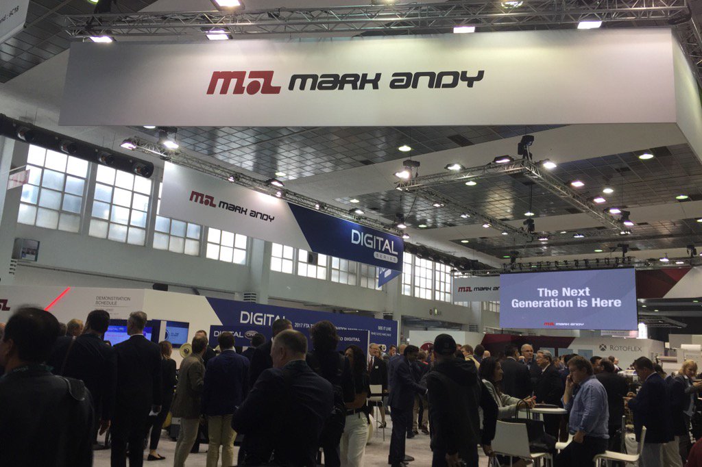 Great job to GES EMEA/US D&amp;B team re Mark Andy stand, thanks to Mark Andy, Tarsus great #LABELEXPOEurope2017