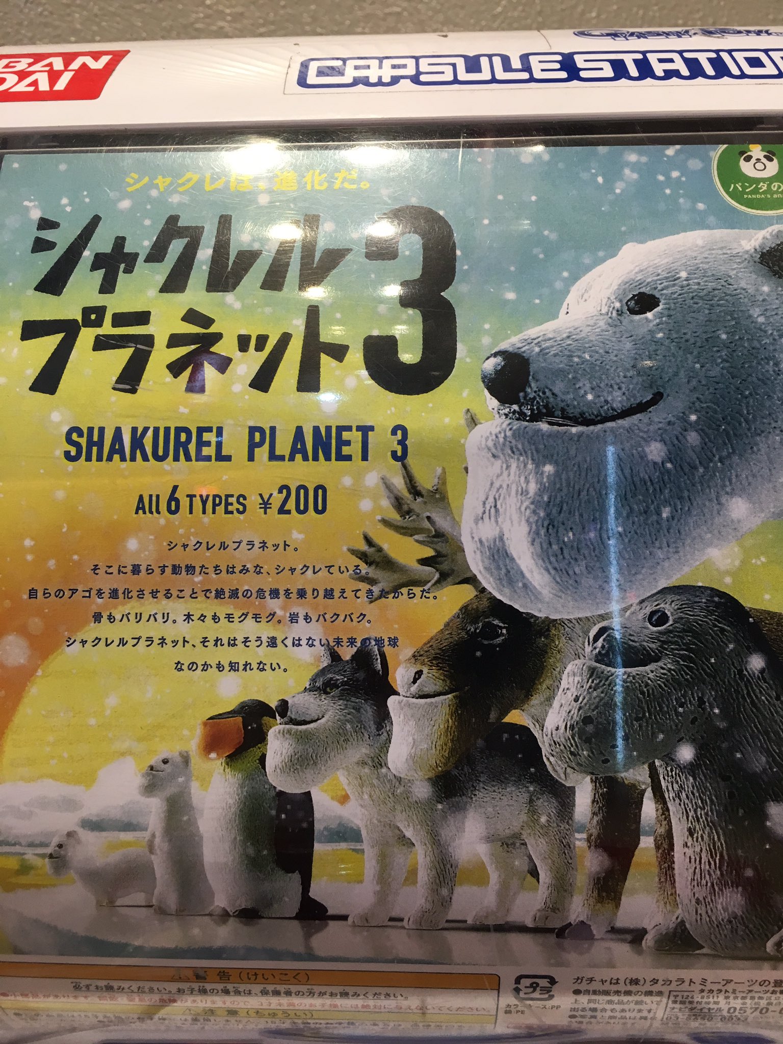 タイステ大須店 当店のガチャガチャにシャクレてる動物達います シャクレプラネット3 タイトー 大須 T Co Sckejjsqku Twitter