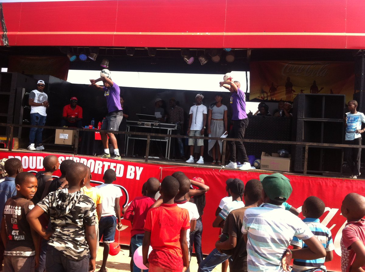 SlootFm's tweet photo. What a weekend we had in Diepsloot...Fun and games in collaboration with @CocaCola @Hollywoodbets @BoxerStores ,,,we"d like to thank evry1.. https://t.co/pJX0JxC6t0