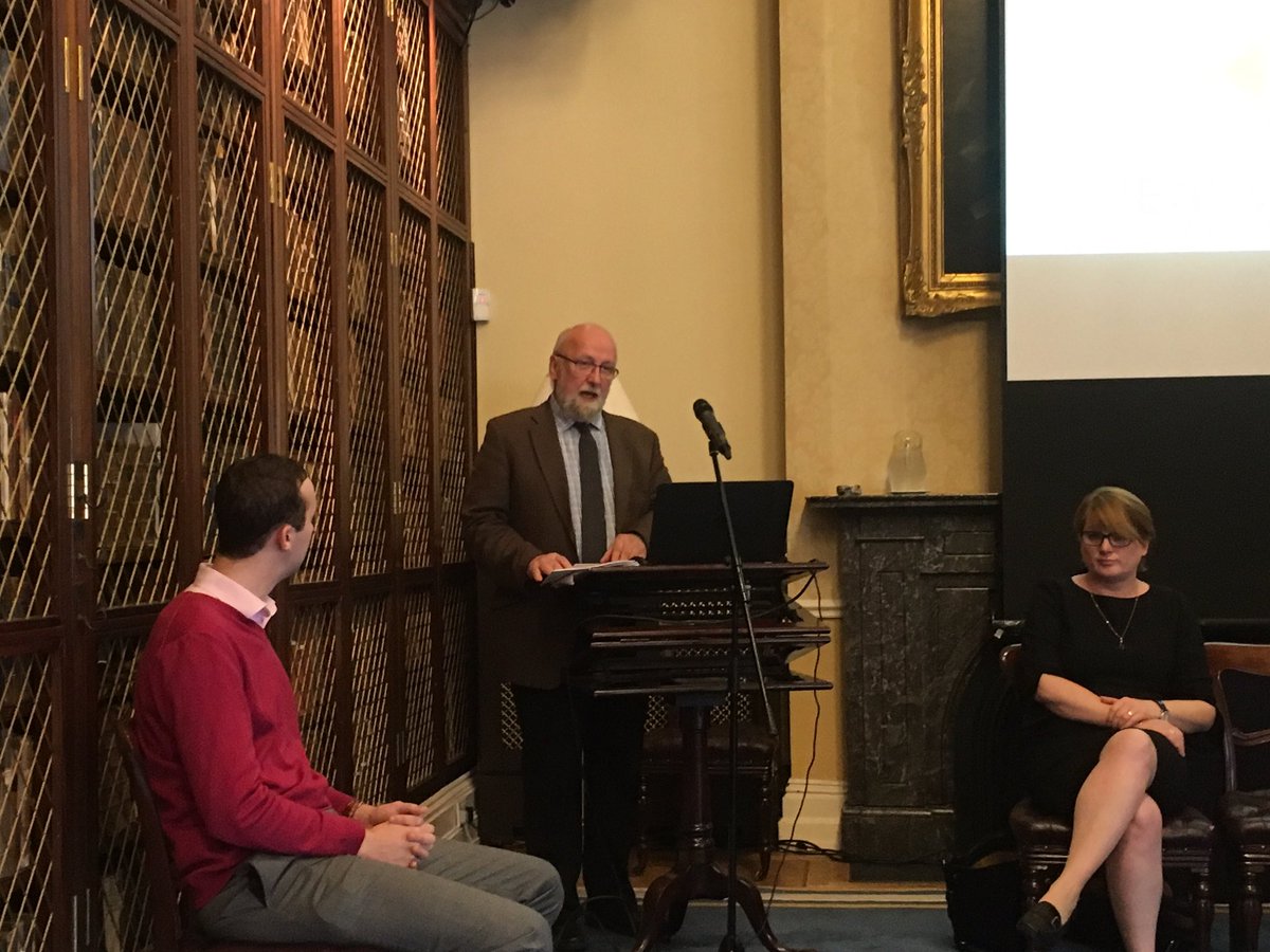 early_impact's tweet photo. Our guest speaker, CEO of @Barnardos_IRL Fergus Finlay outlines the importance of investing in people who work in the sector #EarlyImpact https://t.co/XHUDDbmbUj