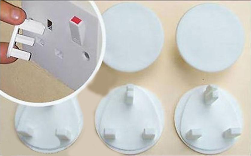 Cover any outlets that are not in use with plastic safety covers if you have toddlers or young children in your home. #firesafetyfirst