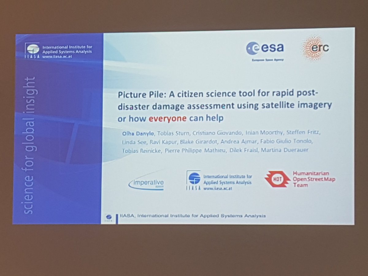 ESA_EO's tweet photo. '#PicturePile: #CitizenScience tool for rapid post-disaster damage assessment using satellite imagery' (Olha Danylo) https://t.co/Jebak1hqWg https://t.co/CEUtmyPFuA
