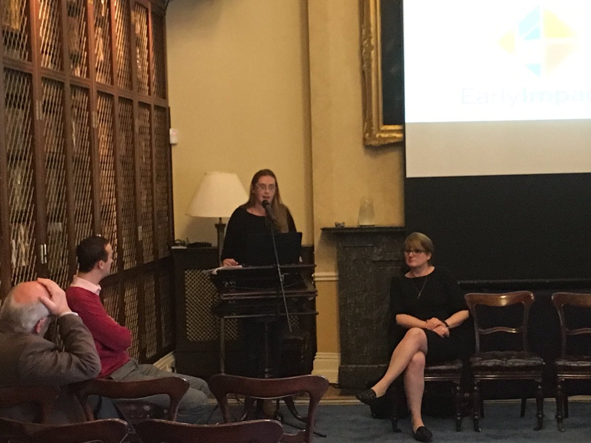 early_impact's tweet photo. Mary O'Brien, Chair of the EarlyImpact Branch is outlining her experience of being an early years educator #EarlyImpact https://t.co/XceSnR5Yam