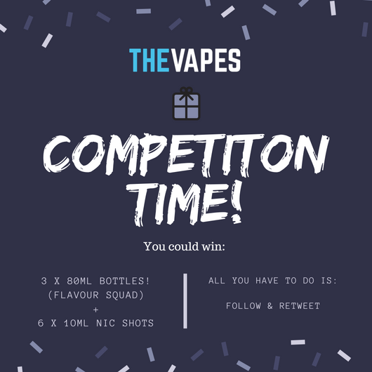 Shaban_Hussain1's tweet photo. Competition Time!

Retweet &amp; Follow for a chance to win 2⃣4⃣0⃣ML worth of #FlavourSquad 

#Competition #vape #prizes #eliquids #giveaway https://t.co/oKDVR3zMwo