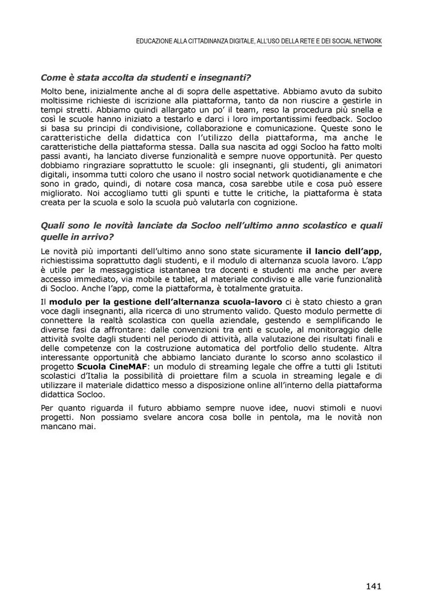 SoclooLive's tweet photo. Sul nuovo numero della rivista #Bricks si parla di Socloo.  Potete leggere l'articolo intero qui: https://t.co/nfnCsUgBnj  

#scuoladigitale https://t.co/iYTLaB2nmH