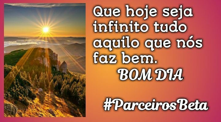 Hoje é  um ótimo dia para pontuar.👇👇
        @ parceirosBeta 
#PARCEIROSBETA