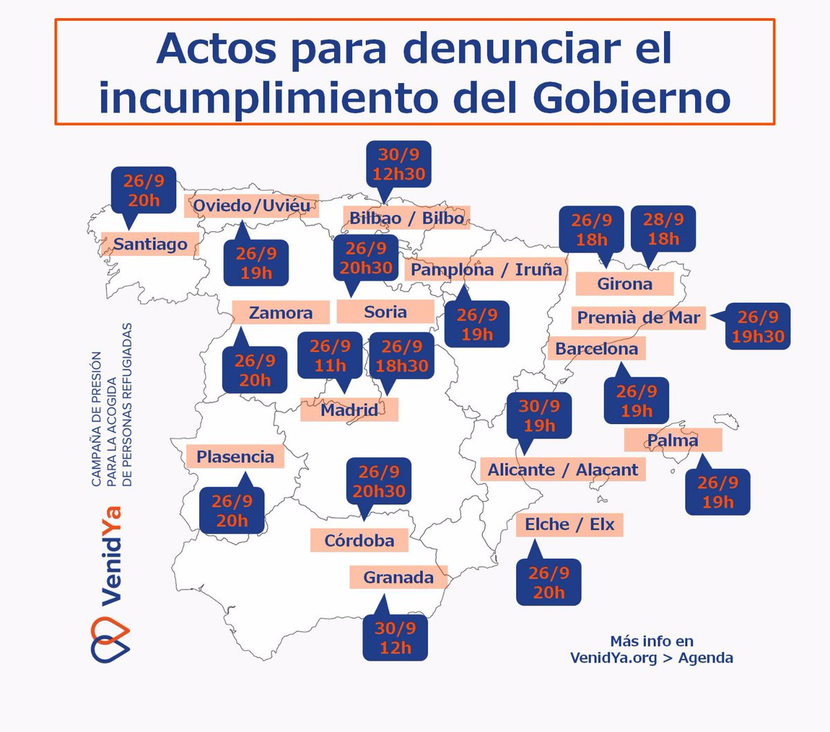 Hauxe da gure elkartasunaren mapa, guztion artean egin duguna. Pertsona errefuxiatuen aldeko ekintzak!!