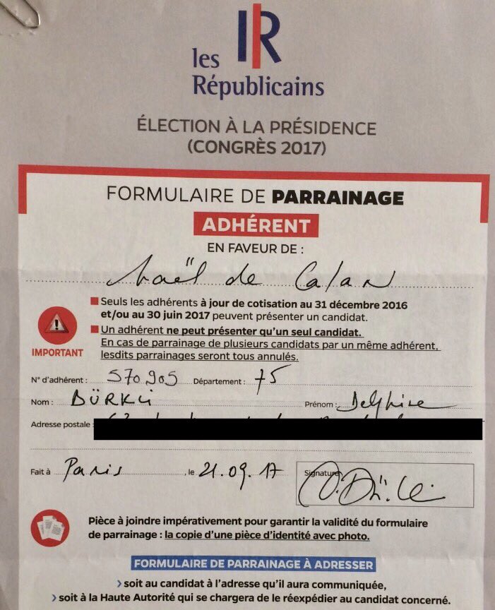 MaeldeCalan's tweet photo. Merci @DBurkli maire du 9e arrondissement de Paris pour ton parrainage &amp; ton soutien pour la présidence @lesRepublicains ! 🚀🇫🇷 https://t.co/Ikd4PTLxaC