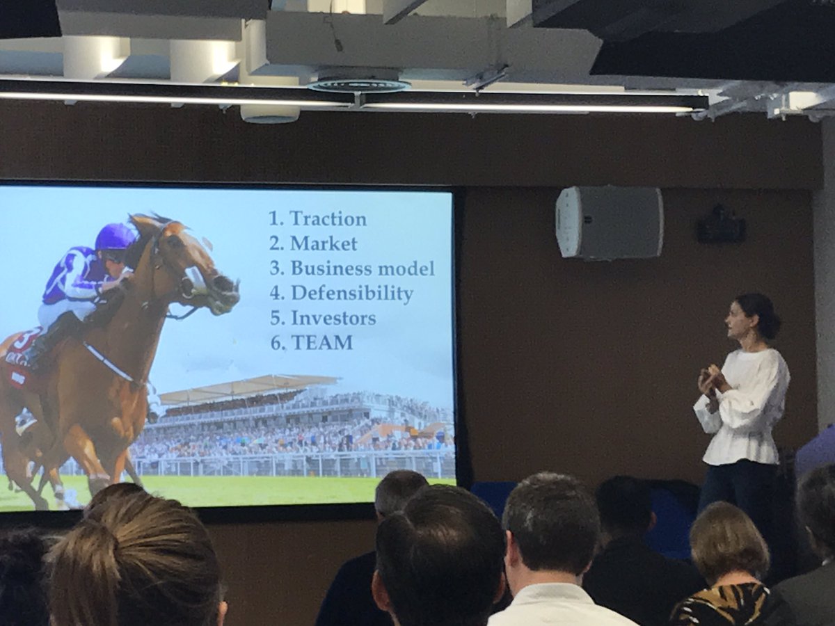 What do investors look for from startups and projects before making a decision? Advice from Elizabeth van den Berg (TMARA) at #CampusLondon