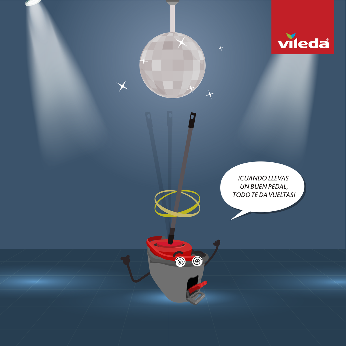 Se acerca el fin de semana y Vileda Turbo tiene un mensaje importante. Etiqueta al amigo o la amiga que más se pasa con los pedales…