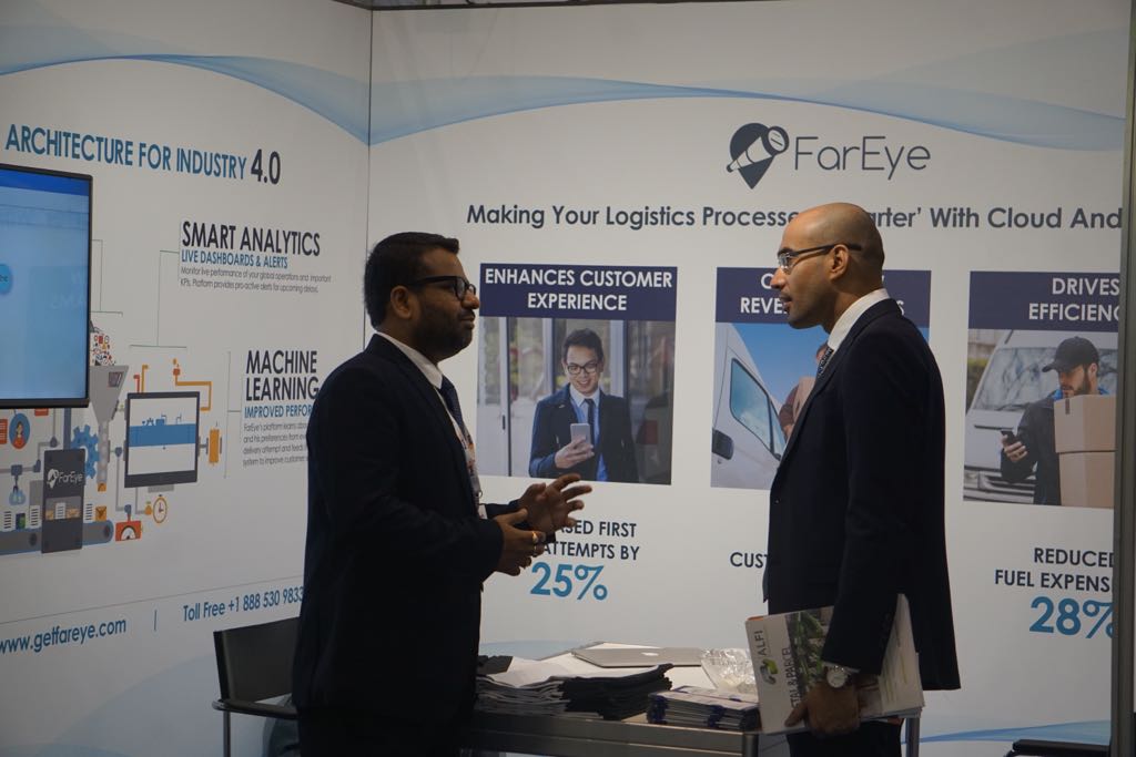 FarEye's tweet photo. @gautamrwpl COO,FarEye in conversation with @Post_Expo attendees #GetFE #postexpo #innovation #technology #delivery #parcel #SmartLogistics https://t.co/kBANLms80P