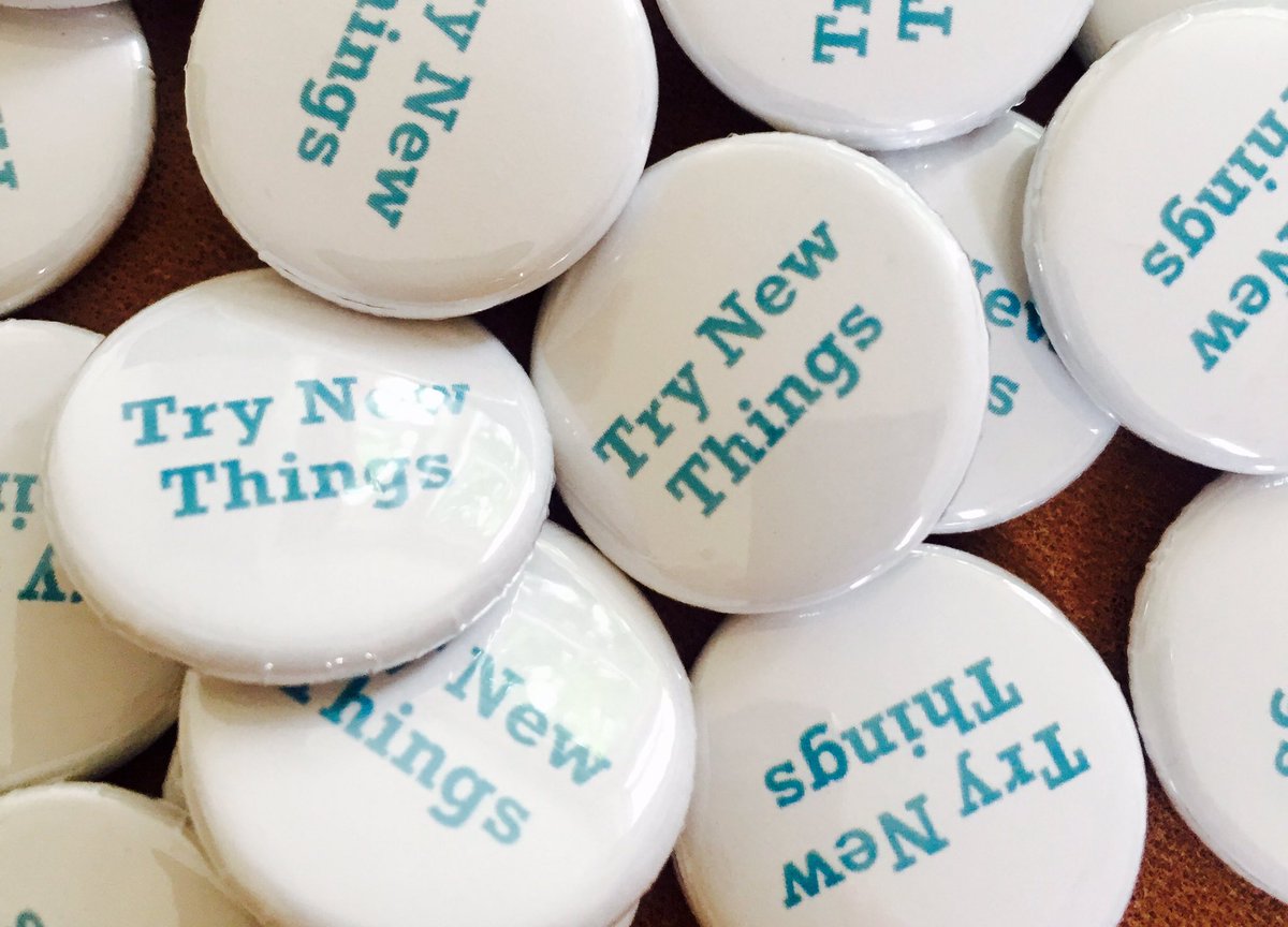 WeareUnstuck's tweet photo. And look @designfoster the badges just arrived. Officially ready now for @RushcliffeSCH #designthinking bootcamp! https://t.co/yPNbNLWxv9