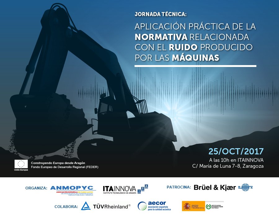 25/10 Jornada Aplicación práctica de la normativa relacionada con el ruido producido por las máquinas bit.ly/2htpVTf en @ITAINNOVA