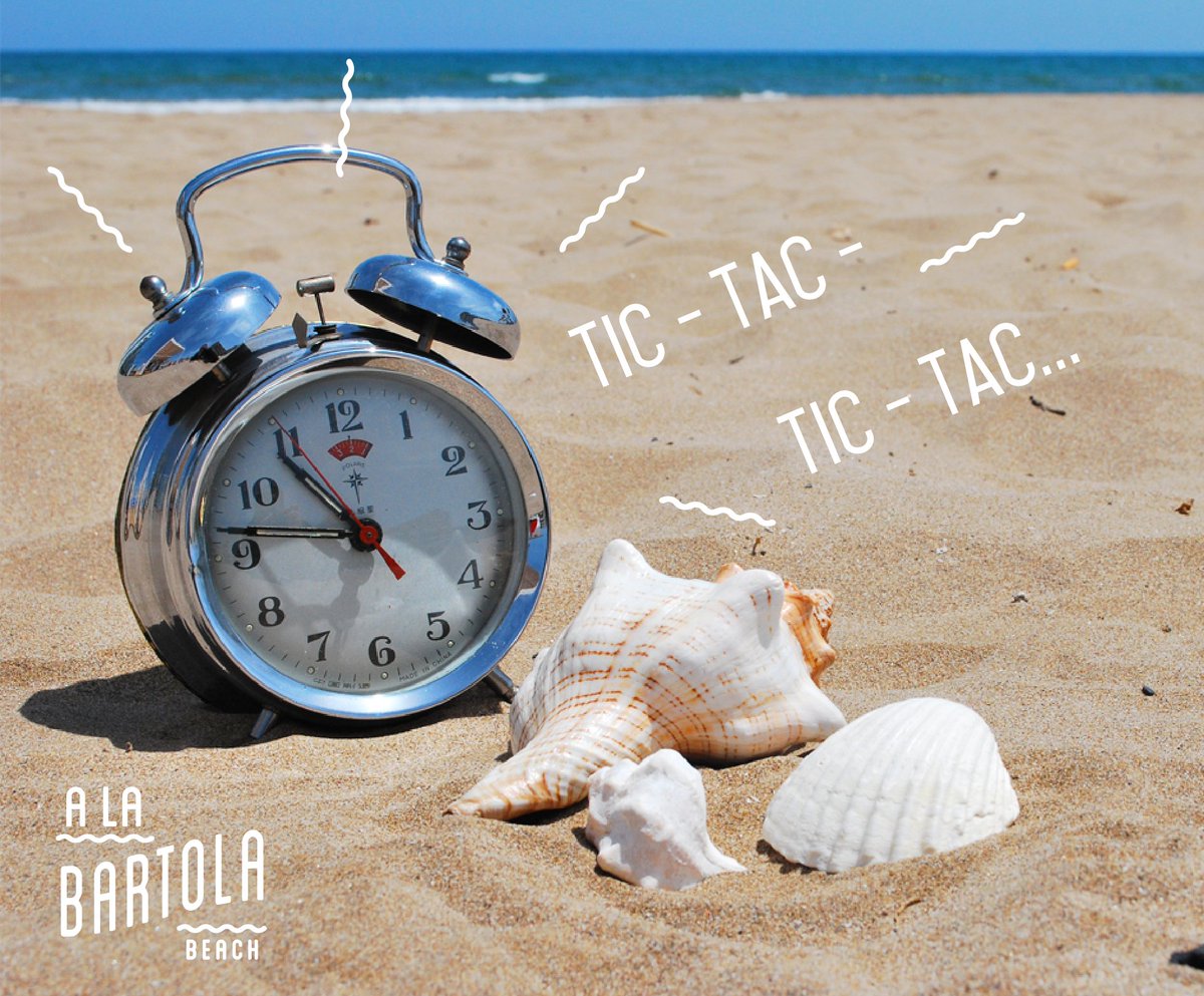 Queda muy poco para poder esta #AlaBartola en estado puro… ¡Te esperamos! ⏰😏
#Patacona #AlaBartolaBeach #temporada2017 #sienteAlboraya