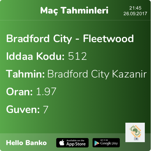 HelloBankoApp's tweet photo. Günün Maçı https://t.co/ryBwk24DJJ #iddaa #iddaakuponu #bahis #bahiskuponu #tahmin #banko #bankomaçlar #bankokupon #bet #bets #ücretsizkupon https://t.co/7hKLvur3Xm