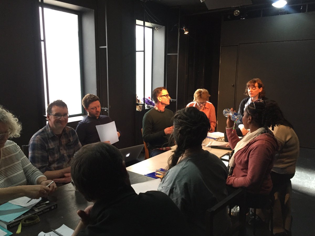 KaboshTheatre's tweet photo. Lots of exciting things happening for Lives in Translation, site visit to the incredible S13 and first day or rehearsals! Tour begins Oct 25 https://t.co/WCKPkRlgky