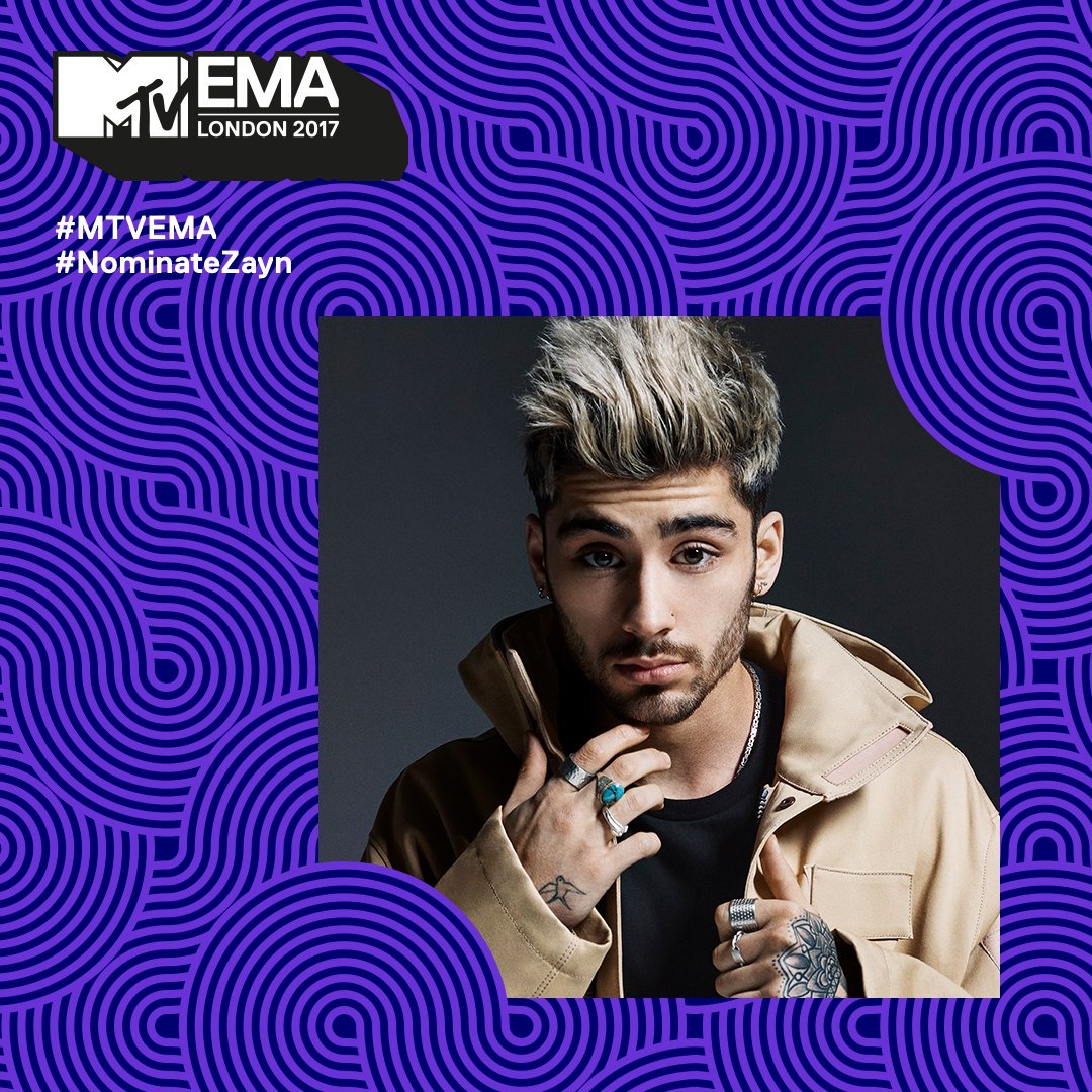 ZaynReport's tweet photo. We want @zaynmalik to be our @mtvema UK &amp; Ireland Act Wildcard Nominee #MTVEMA #NominateZayn 💥 https://t.co/JDeWVJEyat
