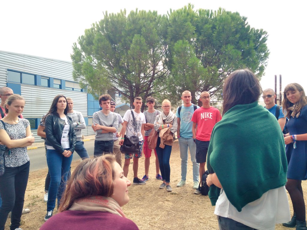 Présentation de ISF Provence au potager de <a href="/CentraleMars/">Centrale Marseille</a> !
Plein de 1er année motivés!! 🌿🌱🌸🌏🌍🌎