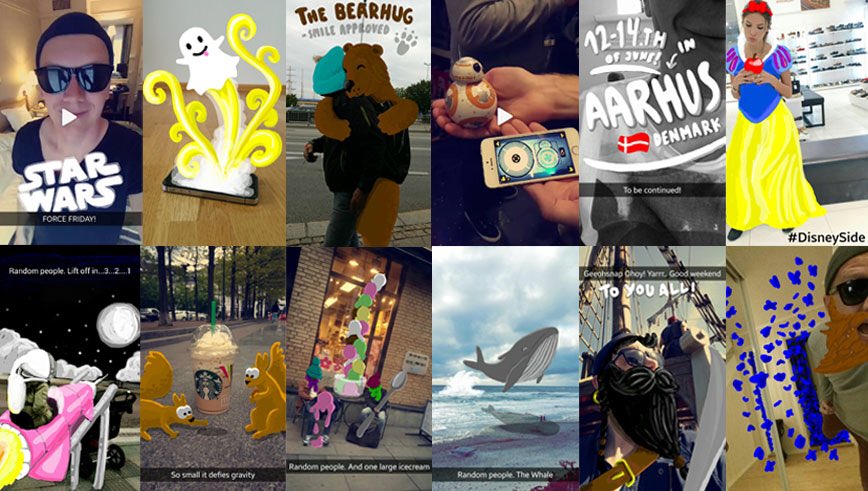 SomedayConf's tweet photo. "Do something weird"  Udda ögonblick +  kreativitet + humor = Geeohsnap framgång på #Snapchat  #somedayconf https://t.co/p3PEphxkM5
