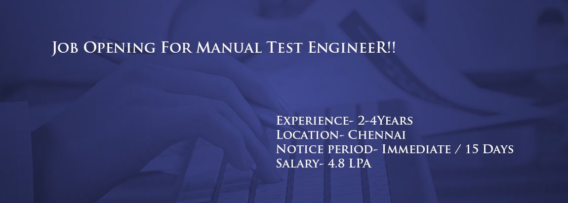 suga_infotech's tweet image. Job Opening For Manual Test Engineer!!
#manualtesting #bugfixing #bugtrackingtools #job #sugainfoteh
info@sugainfotech.com