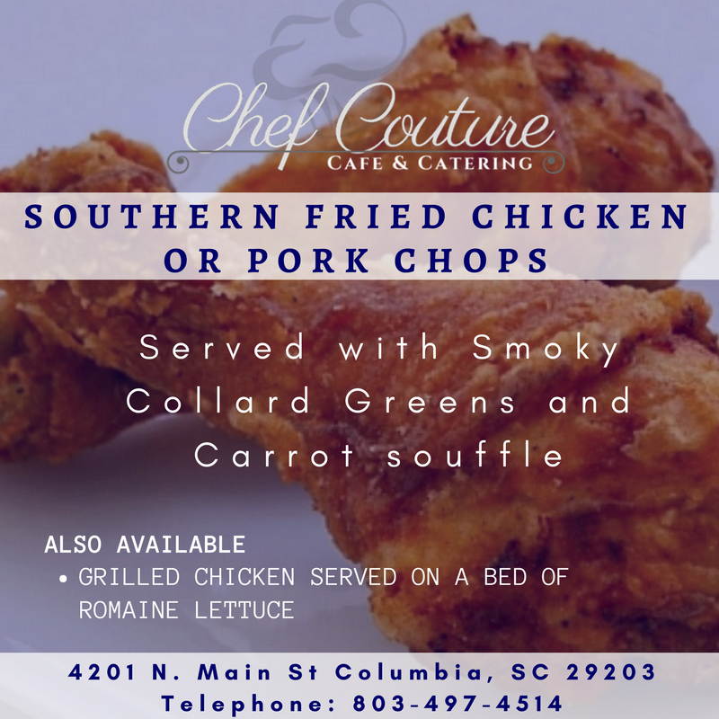 ChefCoutureCafe's tweet photo. Who doesn't love fried chicken? Chef Couture is here to satisfy your taste buds. Stop by today!
#ChefCouture #FriedChicken #ColumbiaSC https://t.co/r51BUwJQbA