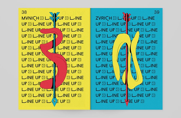 itsnicethat's tweet photo. Studio Zwupp’s festival identity combines found type with abstract imagery > https://t.co/CvCOi2oRYt https://t.co/nisbhRE7vj