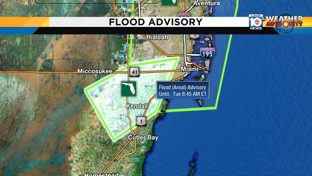 Flood Advisory continues for NE Miami-Dade https://t.co/Lf0gzSxqsL