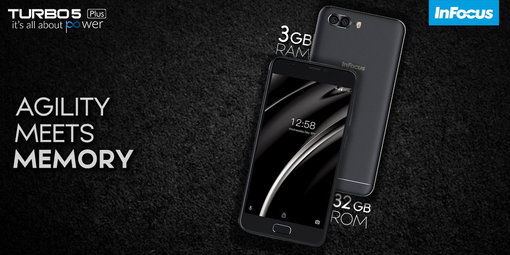 InFocus_IN's tweet image. Armed with 3GB RAM and 32GB ROM, #InFocusTurbo5Plus will make sure you know why #ItsAllAboutPower!
Shop now: amzn.to/2xhECg9