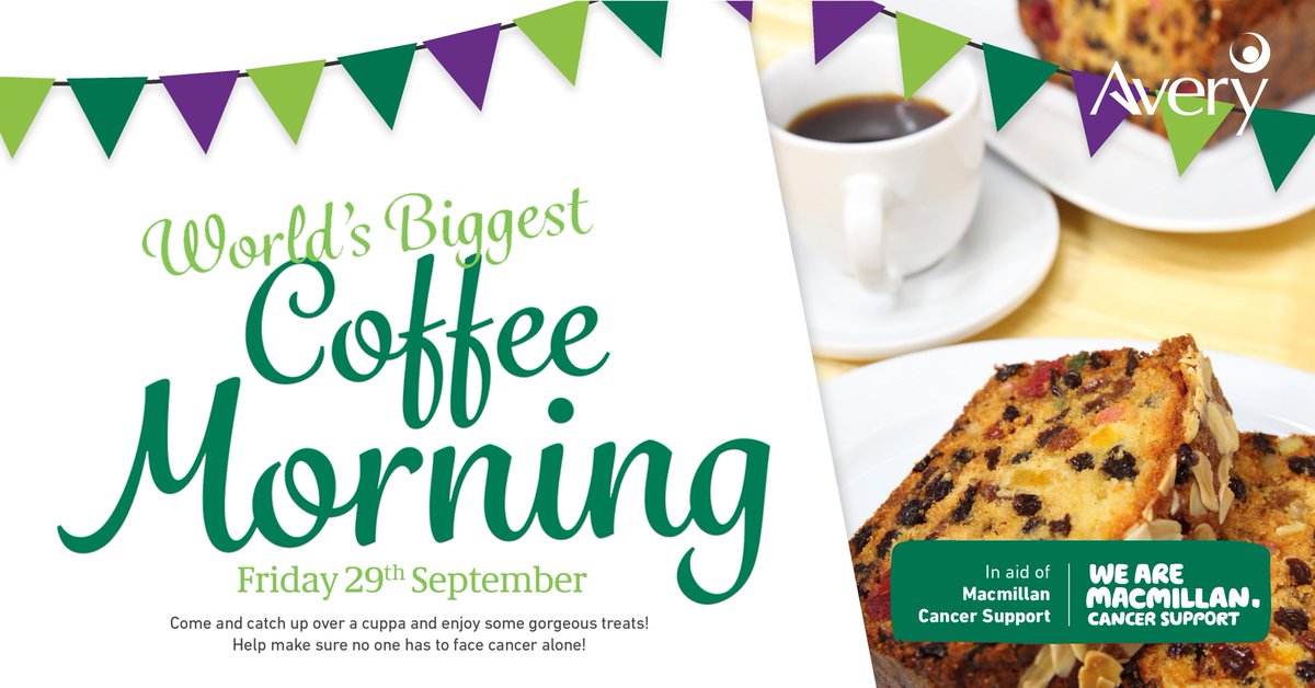 HTBates's tweet image. 3 days to go! Excited to see all the delicious cakes that our @AveryHealthcare homes will be making for @macmillancancer #CoffeeMorning yum!