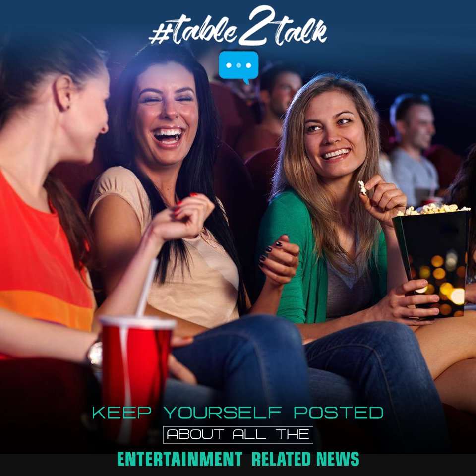 table2talk's tweet image. Those who have a thing for the celebs and those who are self-acclaimed movie buffs, #EntertainmentTable of #Table2talk is all that you need.