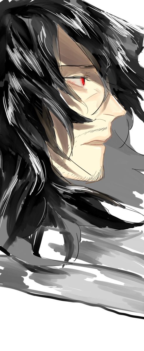 イナホ 前描いたのと同じ構図のイレイザーヘッドで塗り練習してたけど意味わからんなってやめた