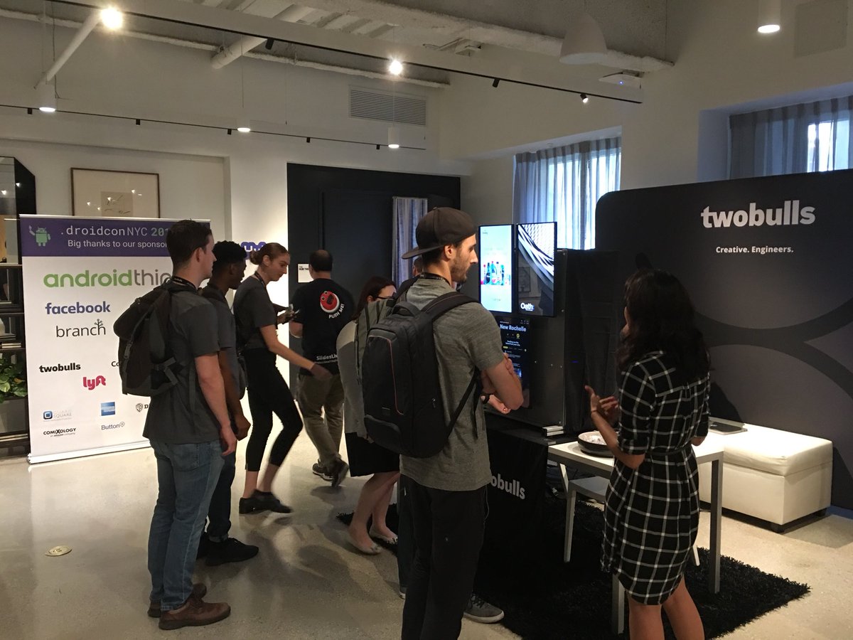 AA_ronVernon's tweet photo. At #DCNYC17 again today at the @two_bulls booth showing off a full stack product system we are working on. Come and say hi! https://t.co/PCqYxURS8i