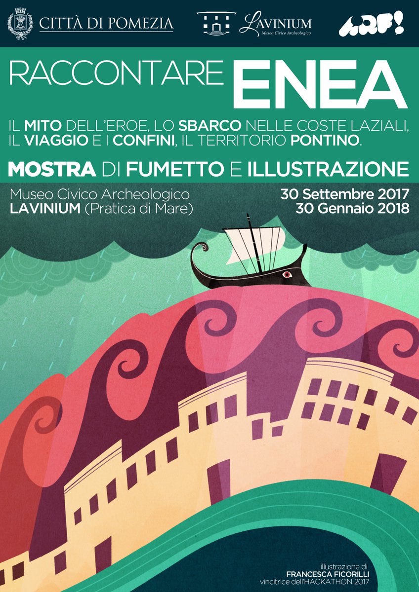 arfestival's tweet photo. RACCONTARE ENEA - Dal 30 settembre i creativi under 35 in mostra al @MuseoLavinium: https://t.co/53Kzq2sm7S #ARF3 #ARF4 https://t.co/vHg7OmhMGT