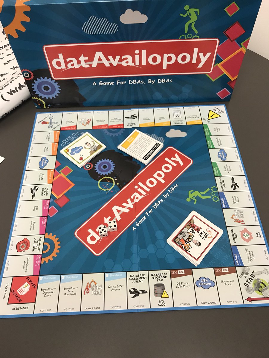 TheGeekyChic's tweet image. Latest addition to my office ! #DBAgeeks #DBAhumor #DBAmonopoly