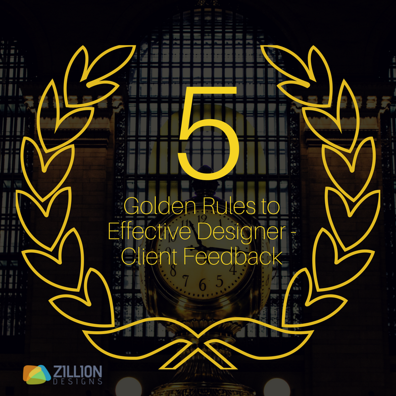 ZillionDesigns's tweet image. The 5 Golden Rules to Effective Designer-Client Feedback bit.ly/2xxetd2 [Infographic] 
#designervsclient #zilliondesigns
