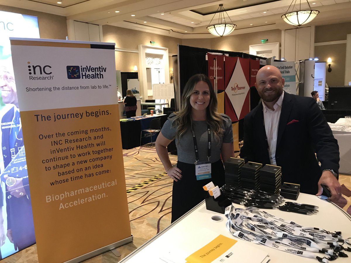 SyneosJobs's tweet photo. Last day to visit INC Research/inVentiv Health at #SCDM17 ! Find Casey & Jared at booth 204 to discuss data management opportunities https://t.co/C37UBerNlw