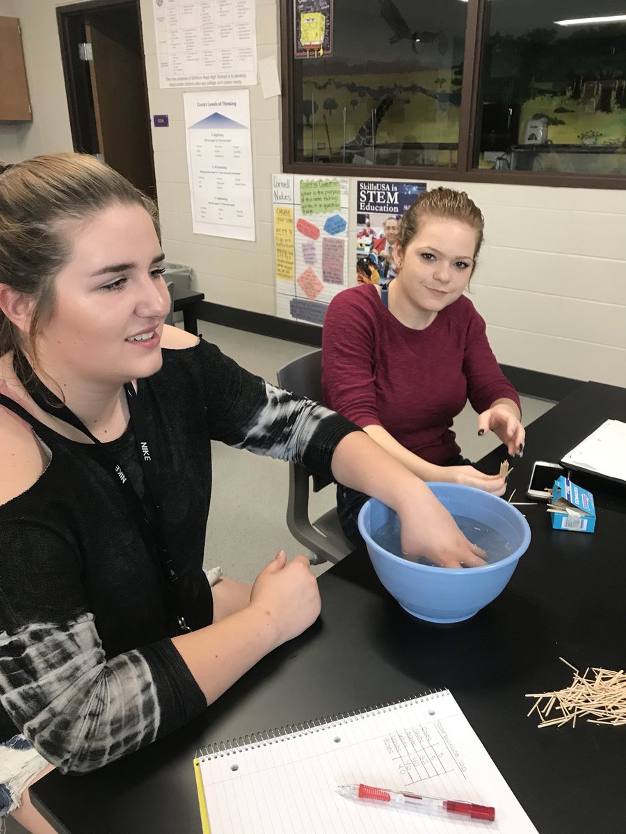 deemeister70's tweet photo. #eahsgo Simulating enzyme function with “Toothpickase”. Then adding a competitive inhibitor, + enzyme, denaturing &amp; cold conditions https://t.co/dVSFpxlYcf