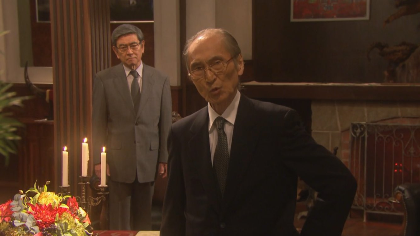 てくり木村 A Twitter やすらぎの郷のこの２ショット 東教授と大河内教授だ と思ったのは私だけではあるまい 唐沢版白い巨塔