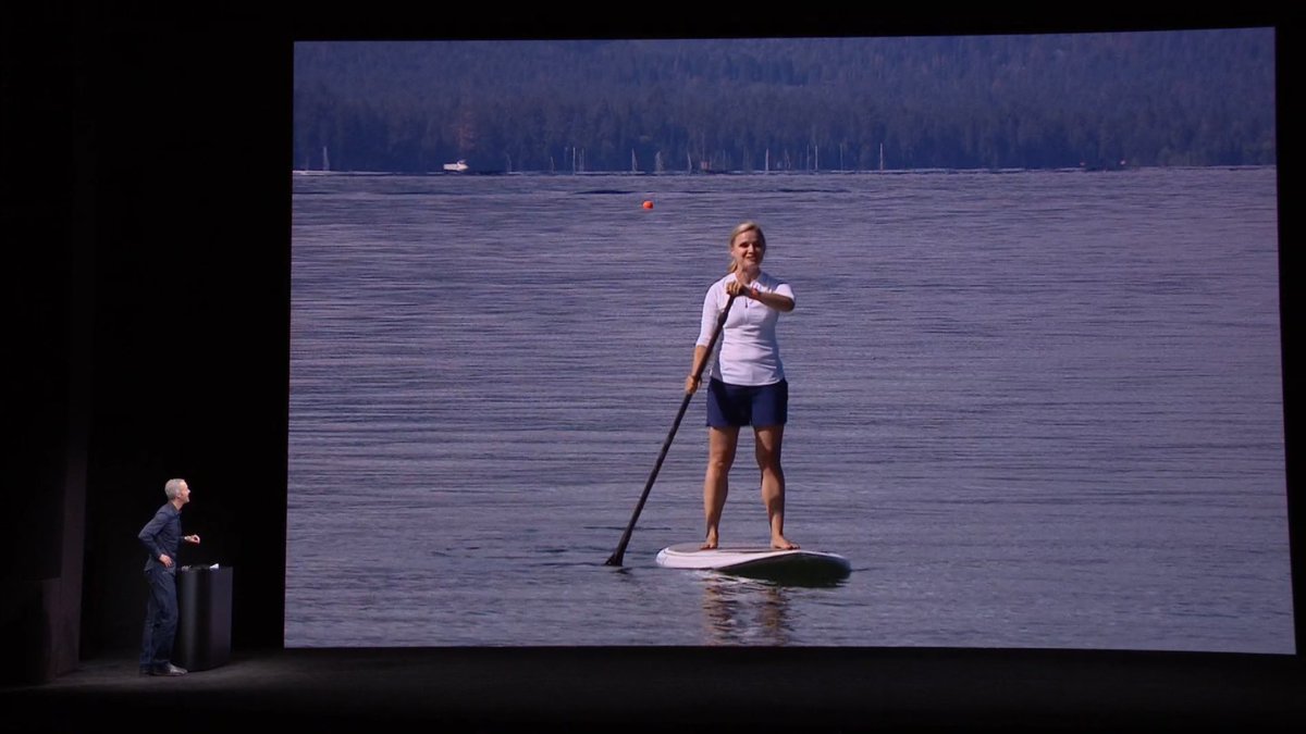 Der <a href="/SUPmatrose/">SUPmatrose</a> ist bei der #Apple Keynote wohl ausgerastet