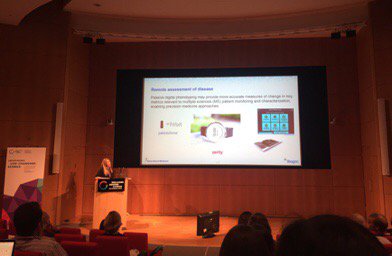 Charlotte_Guzzo's tweet image. Jane Rhodes discussing how wearables can be used in research and clinical care for MS patients #EWGbigdata