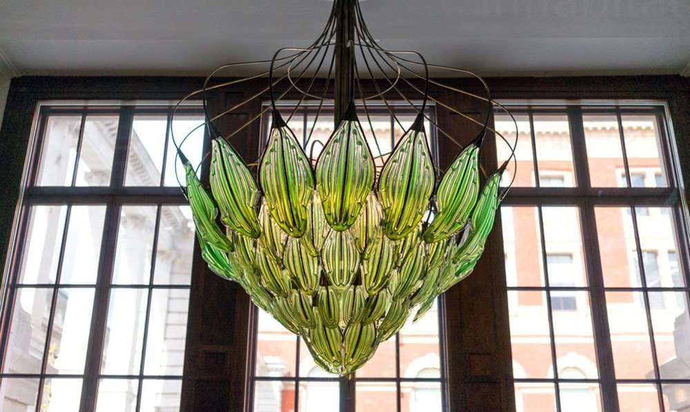 thisiscolossal's tweet photo. A “Living” Chandelier Filled with Algae by Julian Melchiorri https://t.co/UWgcujqsy6 https://t.co/s85p2vBmYj