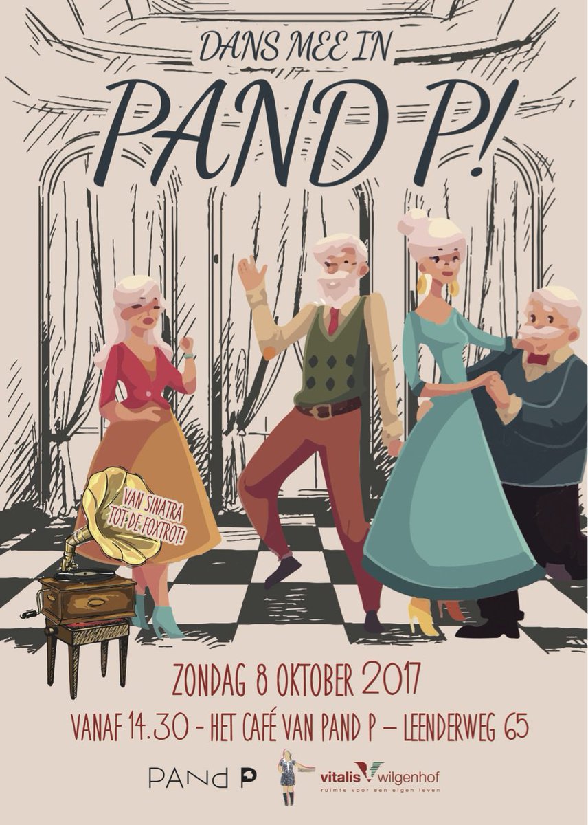 Zondag 8 oktober 14.30 - Dans mee in Pand P! <a href="/PandPEhv/">Pand P Eindhoven</a>