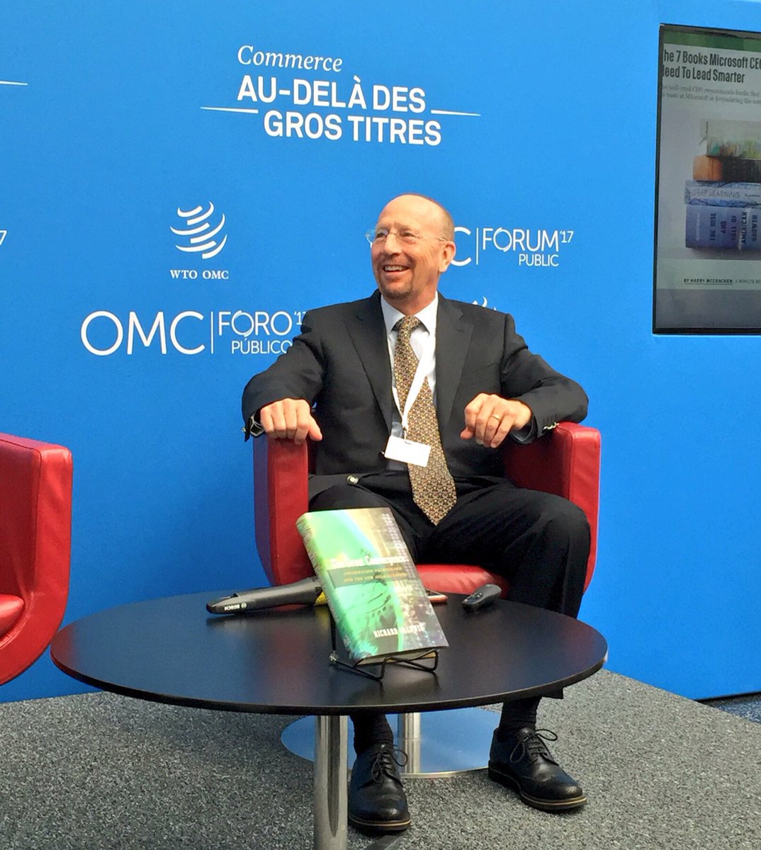 JohannaGlobe's tweet image. Richard Baldwin presenting his book &quot;The Great Convergence&quot;. A fantastic read! #greatconvergence #telemigration #newglobalization @BaldwinRE