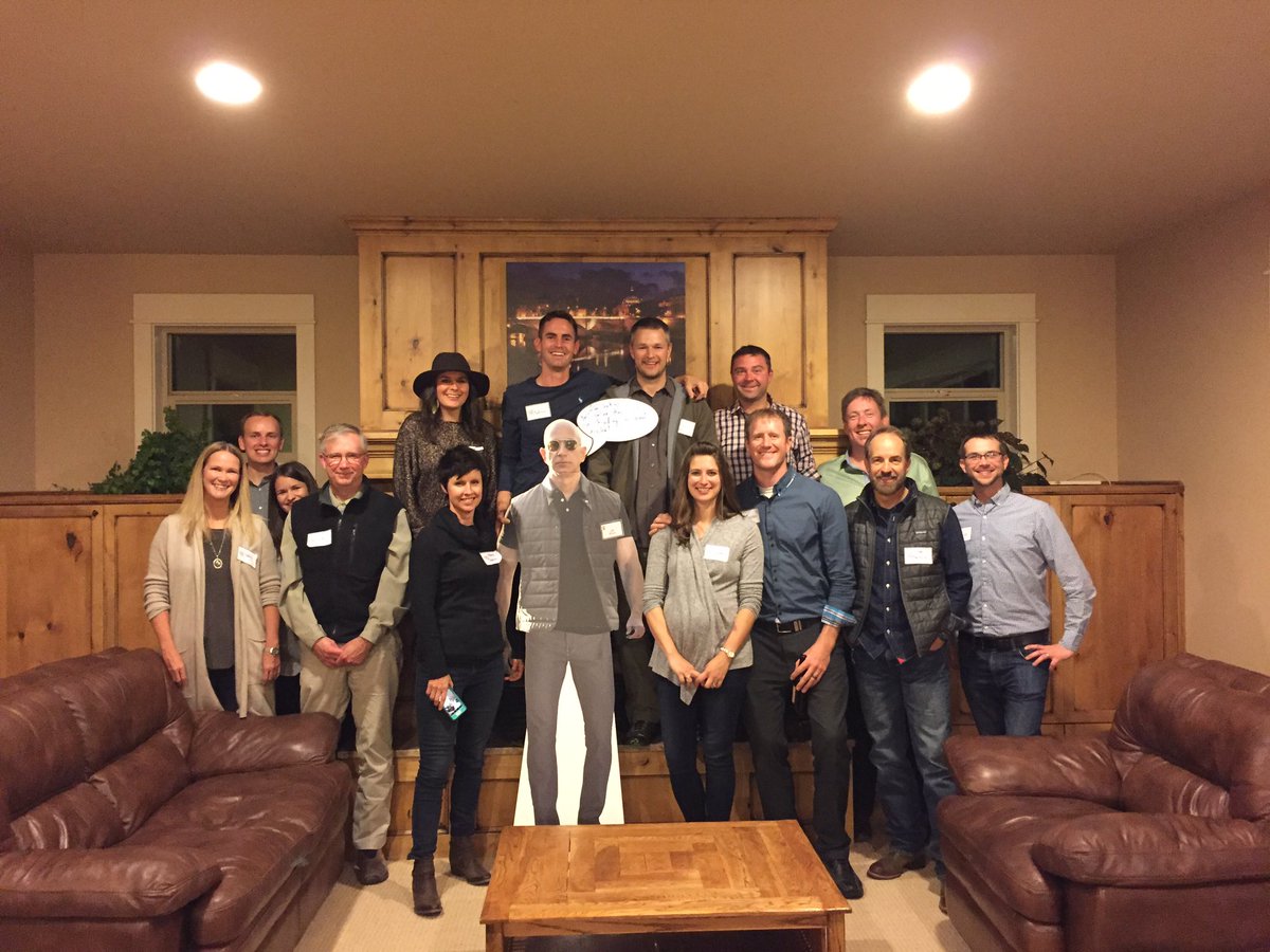youderian's tweet photo. The Bozeman meetup helped kick off the first evening of #ECFWeek last night! 20+ meetups of @ecommercefuel members worldwide this week: https://t.co/x783J9vjBz